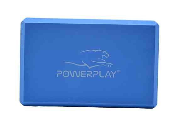 Блоки для йоги 2 шт. (пара) PowerPlay 4006 Yoga Brick EVA Сині Луцьк
