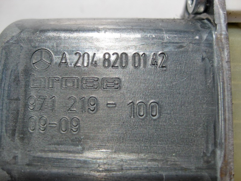 Mercedes-Benz  A2048200142 Моторчик переднього лівого склопідйомника E-Class W212 GLK X204 SLS C197 C-Class W204 Одесса - изображение 3