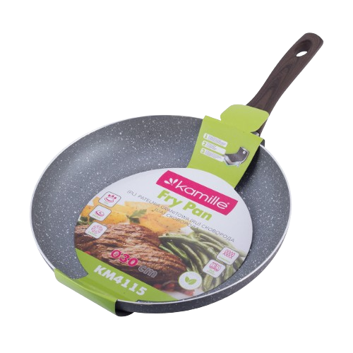 Сковорідка d30см алюміній а/п Grey marble 4115 KAMILLE Житомир - фото 1