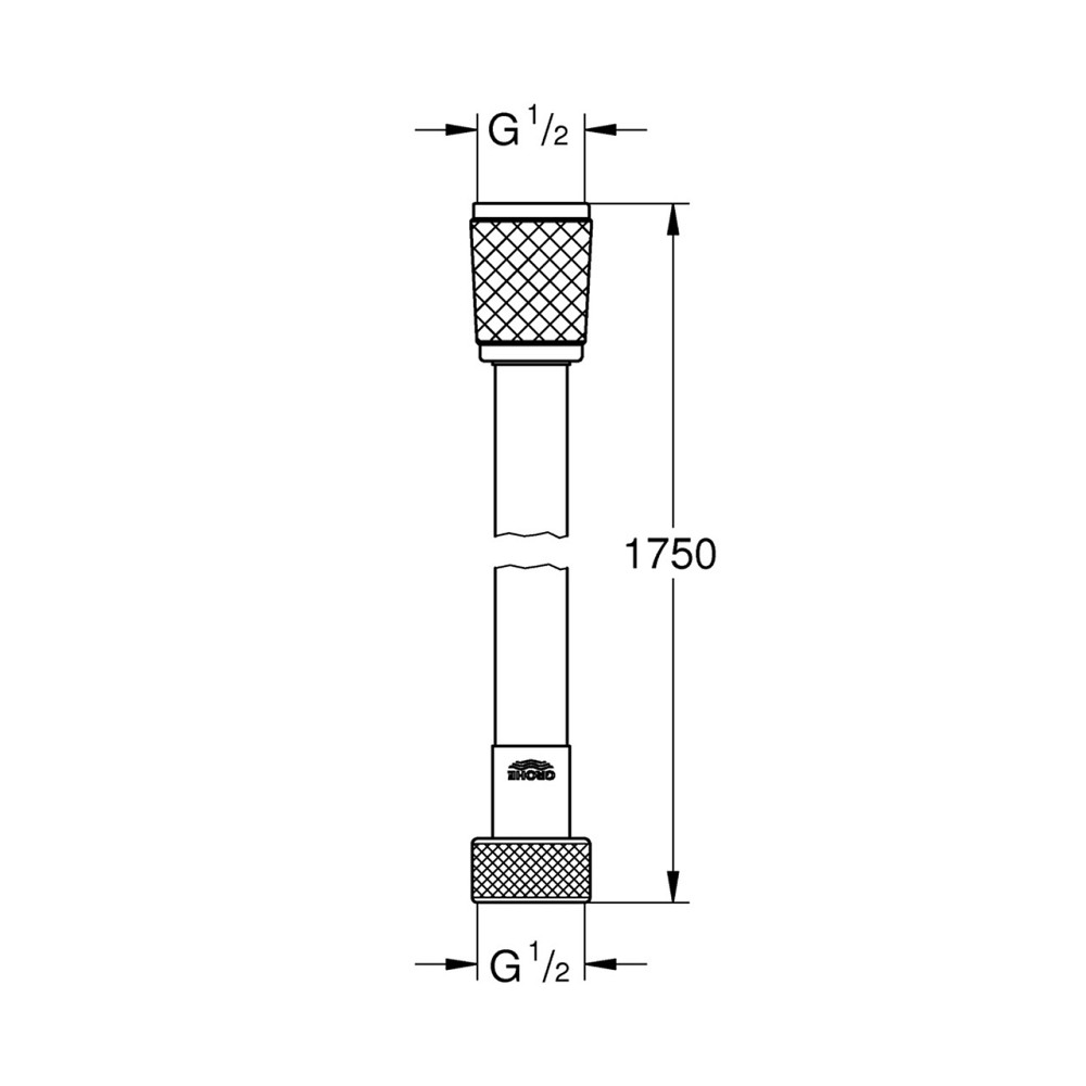 Шланг для душа Grohe VitalioFlex Trend 1750 мм 28742002 Киев - изображение 2