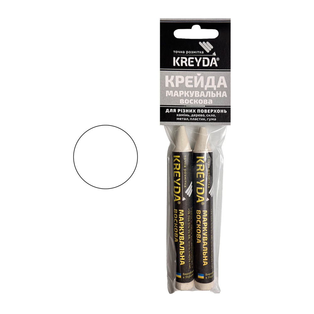 Олівці (білі) універсальні, (2шт) KREYDA Павлоград - фото 1