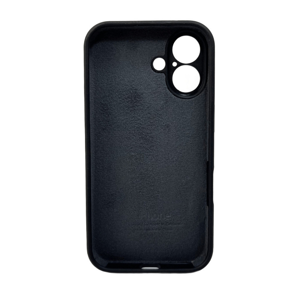 Чохол для смартфона Silicone Full Case AA Camera Protect for Apple iPhone 16 14,Black Київ - фото 3