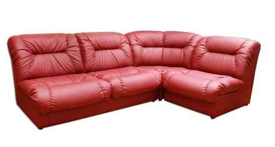 Диван Flay Vizit двойка 1650х870х850 единица 850х870х850 угол 870х850 Красный Киев