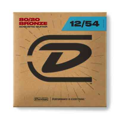 Струни для гітари Jim Dunlop 80/20 Bronze Acoustic Guitar Strings (12-54) (DAB1254) Вінниця