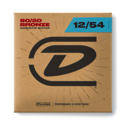 Струни для гітари Jim Dunlop 80/20 Bronze Acoustic Guitar Strings (12-54) (DAB1254) Вінниця - фото 4