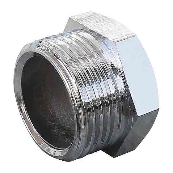 Заглушка с наружной резьбой SOLOMON 1/2″ хром 4001 (000001131) Киев