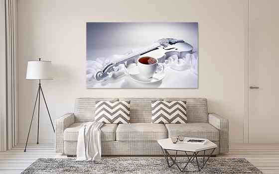 Картина холст в гостиную / спальню  Скрипка     MLP_163 80х160см Киев