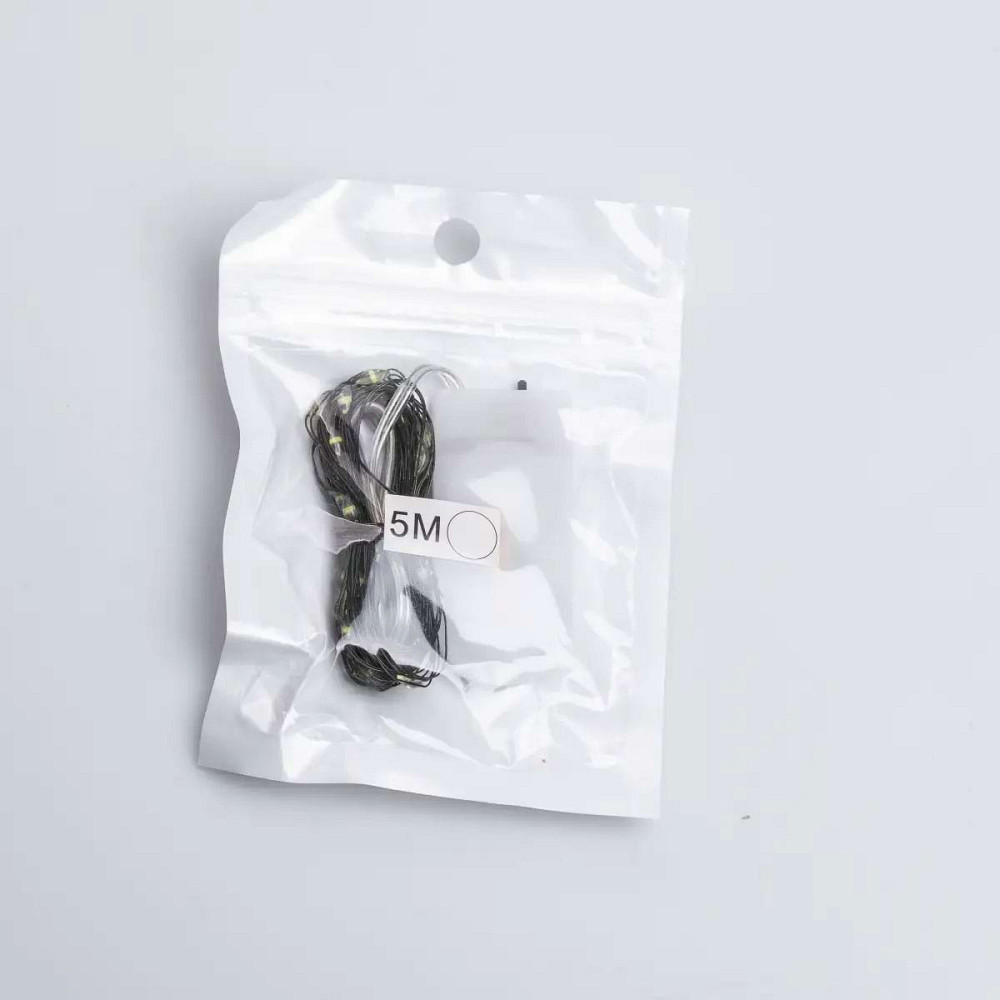 Garlando Світлодіодна гірлянда Роса 5 метрів на батарейках 50 led нитка на зеленому дроті біла Коломыя - изображение 3