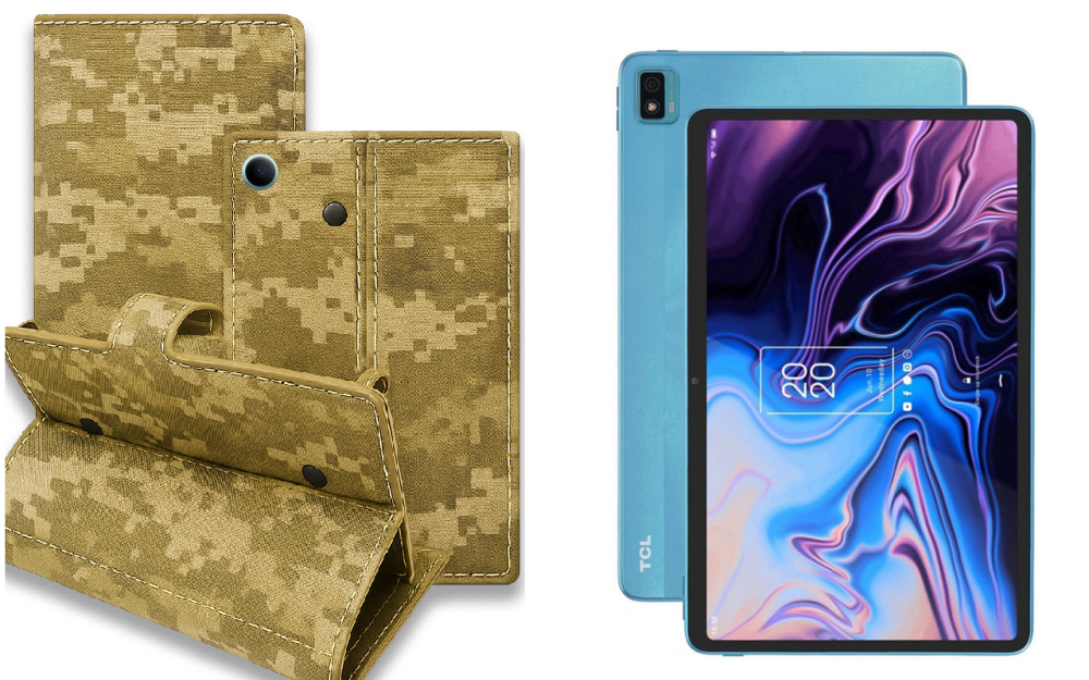 Книжка-трансформер для планшета Tcl 10 Tab Max, колір Black Pixel Київ - фото 1