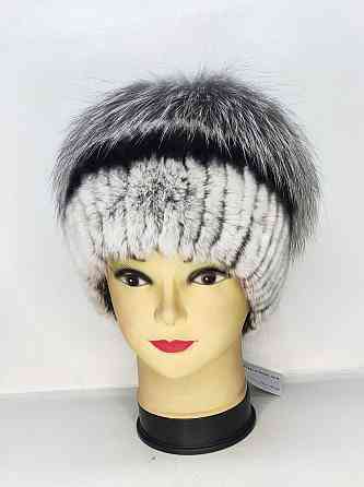 Шапка хутряна жіноча кубанка шиншилова Надін Сірий Харків