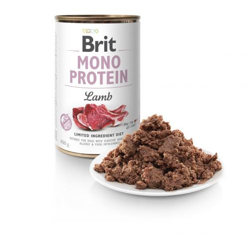 Корм влажний Brit Mono Protein Lamb для собак з ягнятиною 400 г Київ - фото 2