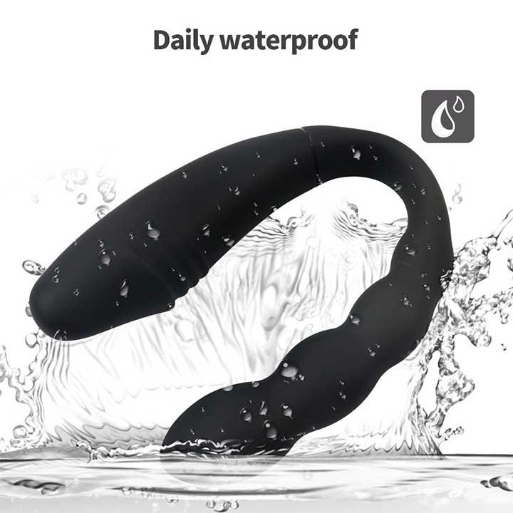 Подвійний анально-вагінальний вібратор Magic Helios Remote з ДК - Чорний - Вібратори Вінниця - фото 5