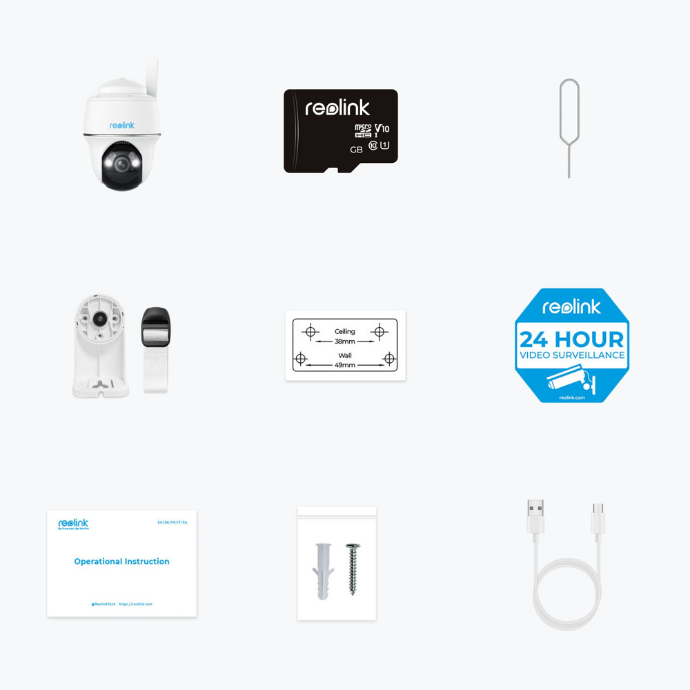 IP-камера Reolink Go Series G430 (Go PT Plus) Без сонячної панелі white Харьков - изображение 4