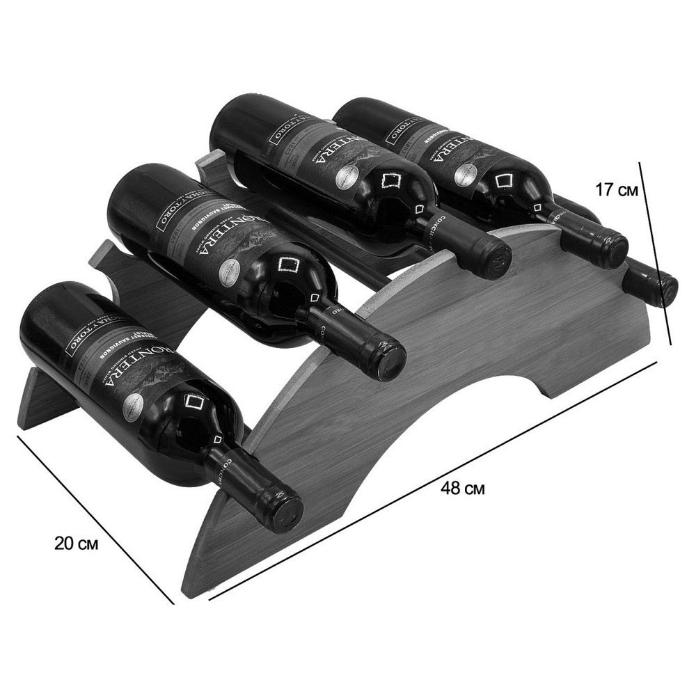 Настільна винна полиця "Енслі 5" каррі Миколаїв - фото 2