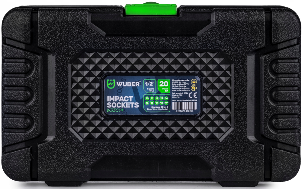 Набор ударных торцевых головок 1/2» 10-19мм Wuber (Польша) Киев - изображение 9