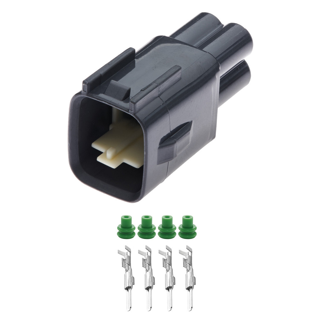 Електричний з'єднувач, 4-контактний, Датчик Кислора Subaru, Toyota, Чорний, Пластик, Київ - фото 1