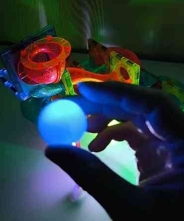 Магнітний конструктор STEM+підсвітка,великі деталі,магнитный конс-р Київ