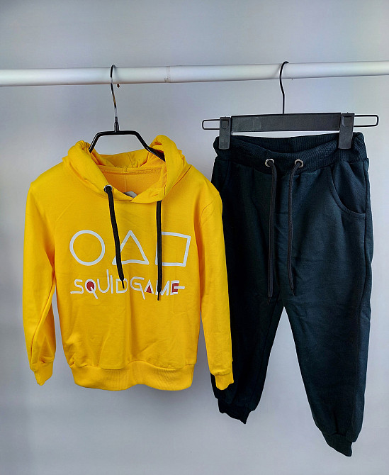 Дитячий спортивний костюм для хлопчика Гра в кальмара на 5,6 років Миколаїв - фото 1