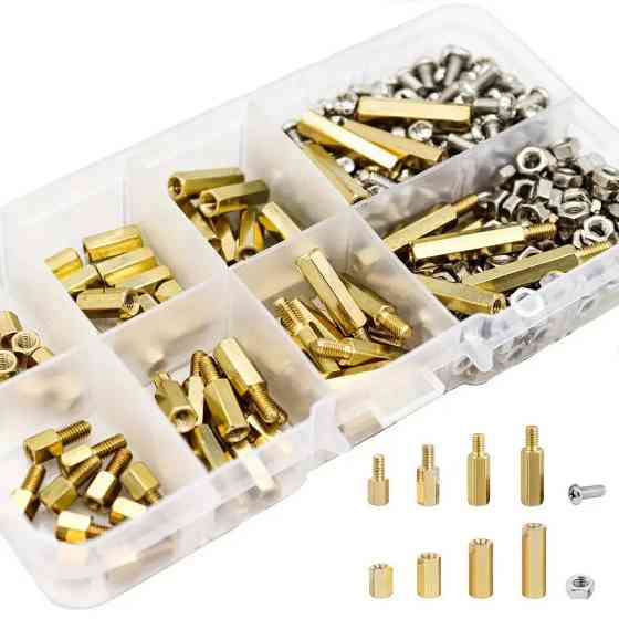 Набір латунних стоек М3 з винтами для електроніки, 120 шт. Київ