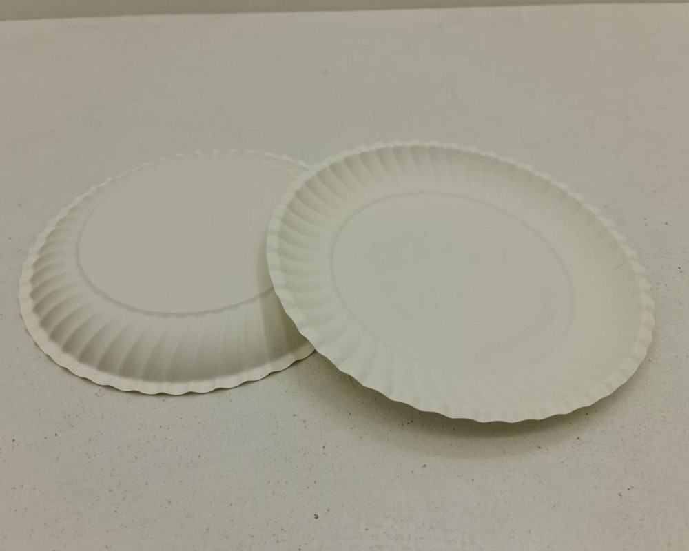 Тарілка паперова біла D-15.5 см (100)*2 (100 шт.) Харків - фото 2