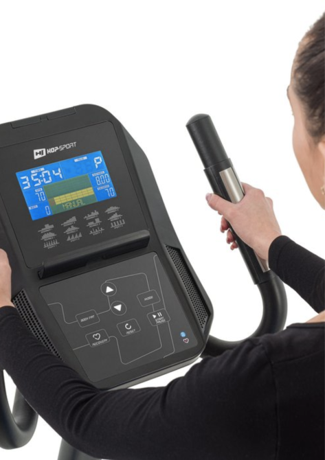 Велотренажер HS-100H Solid iConsole+ серый Киев - изображение 7