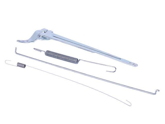 Рычаг привода дроельной заслонки + тяга + пружина мотоблок 188F Мукачево - изображение 2