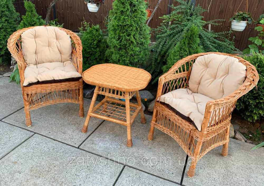 Меблі садові, набір з двосторонніми накидками Київ - фото 2