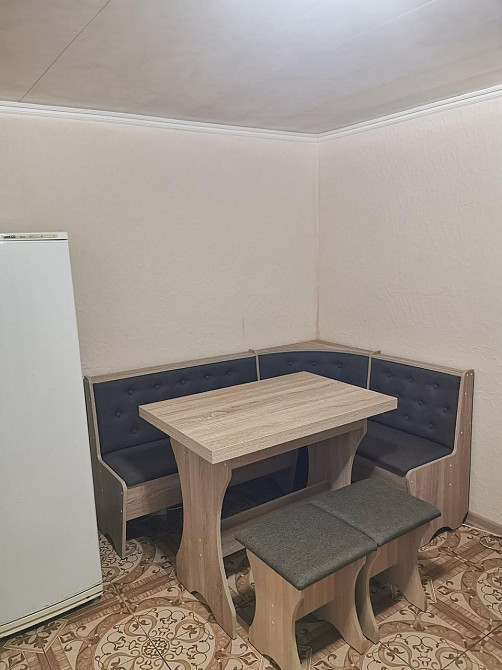 Уголок кухонный со столом и 2 табурета 114х154 см Семейный / Дуб Самоа Львов - изображение 8