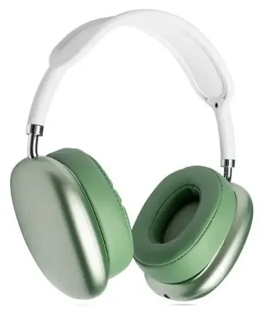 HandyHeat Зеленые Беспроводные полноразмерные Bluetooth наушники Macaron P9 Max Коломия