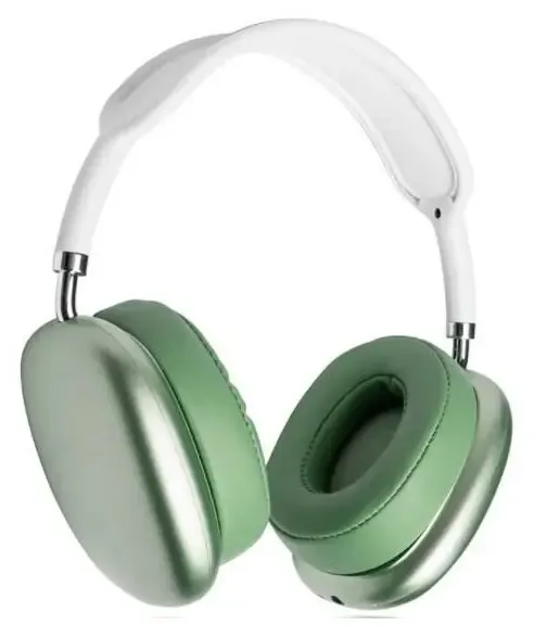 HandyHeat Зеленые Беспроводные полноразмерные Bluetooth наушники Macaron P9 Max Коломия - фото 1