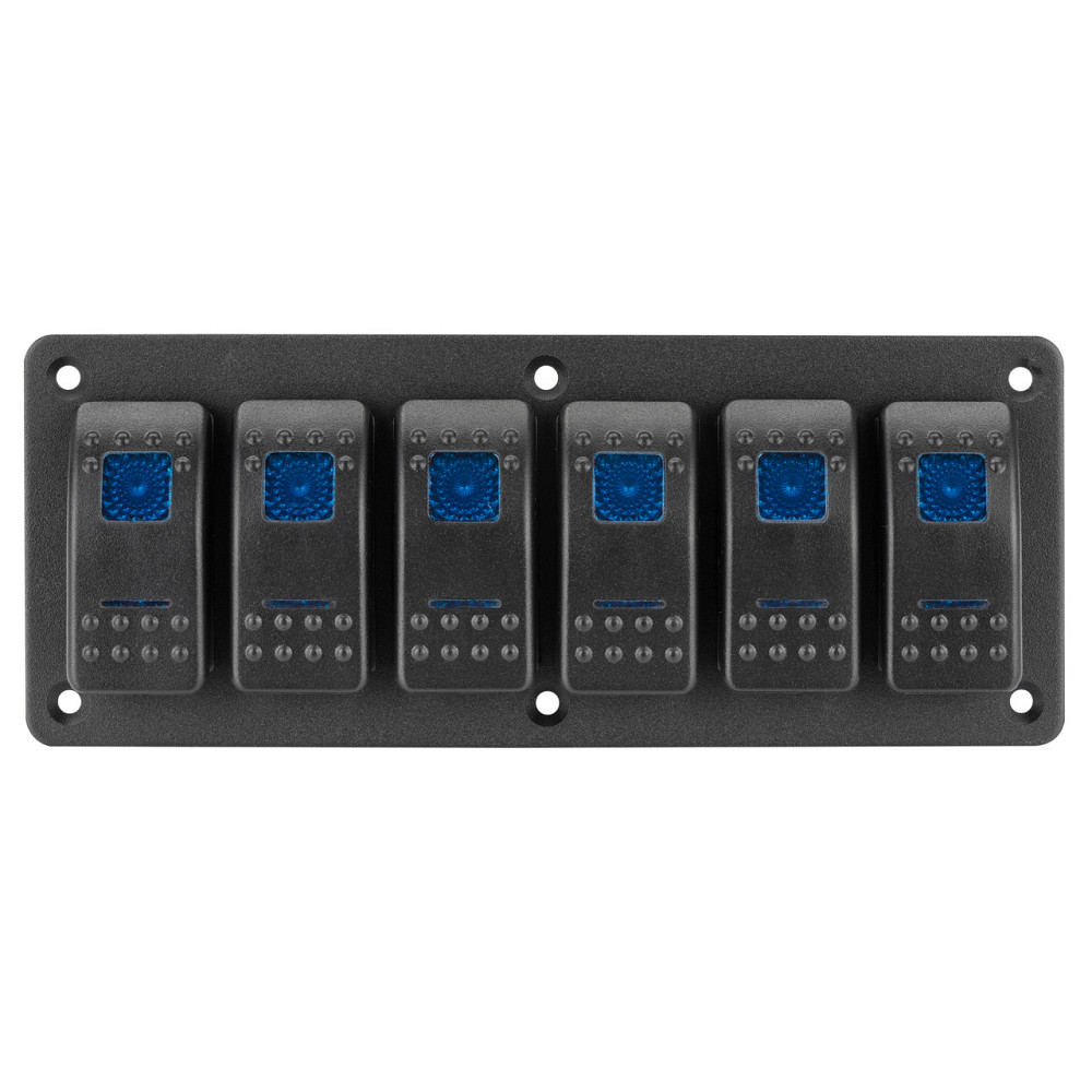 Панель переключения на 6 кнопок, синий LED Киев - изображение 1