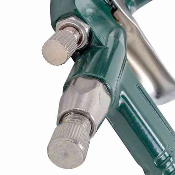 Краскораспылитель мини с боковым метал. бачком (125мл, 0.8мм, 2.0bar, 85-140 л/мин, присоед. резьба 1/4