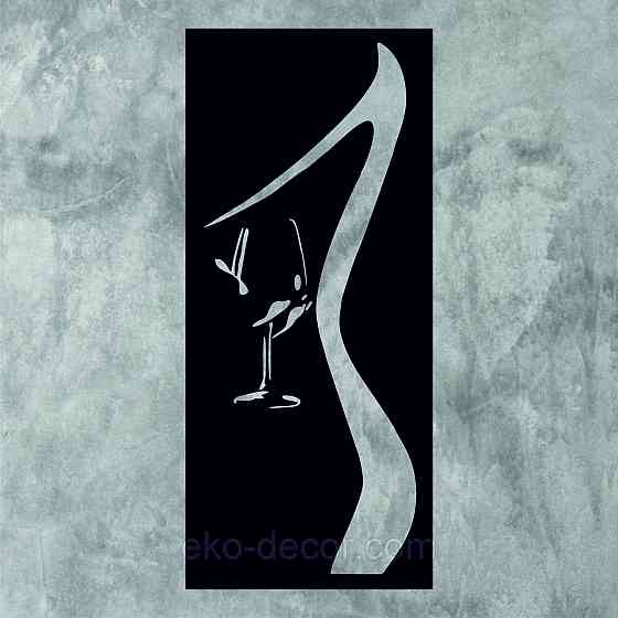 Декоративное настенное Панно «Силуэт женщины», Декор на стену Киев