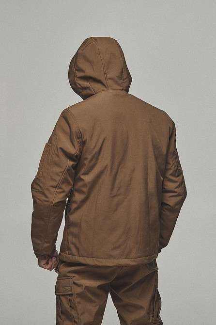 Военная мужская зимняя куртка Softs Hell +5°С, -20°С койот зимняя военная куртка с капюшоном WAR Львов - изображение 2