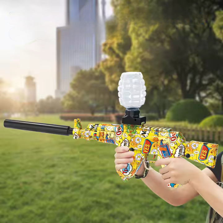 Іграшковий запускатор гелевих кульок – жовтий Киев - изображение 4