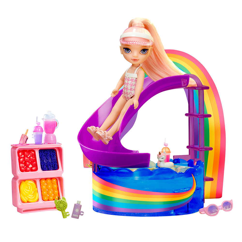 Ігровий набір з лялькою Rainbow High – Веселкове свято в басейні Дніпро - фото 8