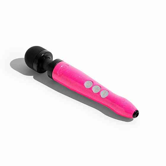 Вібромасажер DOXY Die Cast 3R Hot Pink, дуже потужний, перезаряджуваний, металевий корпус Sex Aura Київ