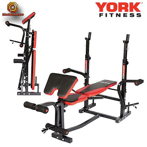 Скамья универсальная для мышц York Fitness ASPIRE 220 Тренировочная скамья и стойки Скамья для жима штанги с партой Скотта Киев - изображение 7