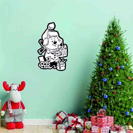 Декоративне настінне Панно «Сніговик», Декор на стену Київ