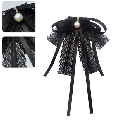 Галстук бабочка брошь кружевная черная Киев - изображение 3