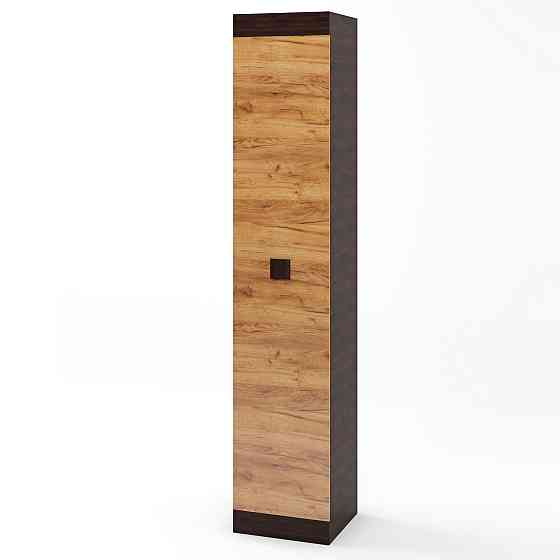 Шкаф-пенал закрытый Эверест Соната венге темный + дуб крафт золотой (DTM-2276) Днепр