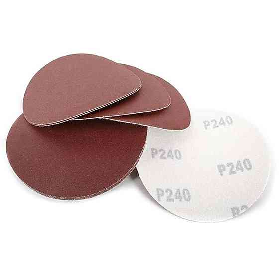 Коло наждачне самоклеючий 125 мм, папір клас С, щільність 120 г/м2, К240, уп. 10од. Мукачево