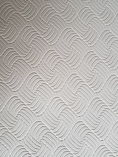 Шпалери вінілові Lutece Melody 51197308 геометрія смуги фігури структурні кави світло-сірі Київ - фото 1