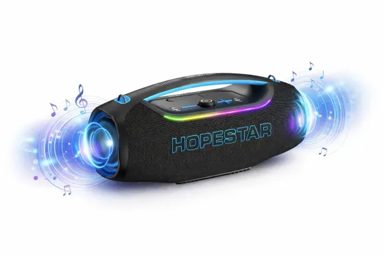 Колонка Bluetooth Hopestar A60 Ultra 450 Вт з мікрофоном RGB, IPX6, 30000 мАг Коломыя