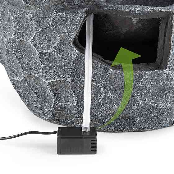 Каскадный фонтан Мурах работает от батареи Солнечная панель 2 кВт 3 светодиода (Германия, читать описание) Ровно