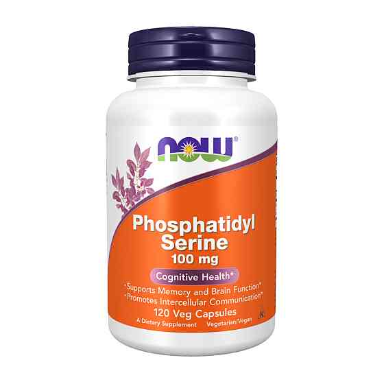 Фосфатидилсерін Now Foods Phosphatidyl Serine 100mg - 120 vcaps Луцьк