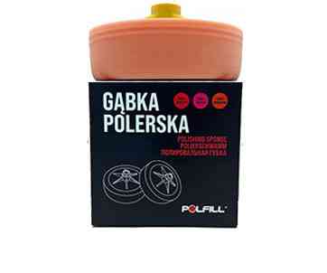 Круг (губка) полірувальний помаранчевий середній Ø150мм М14 50мм Polfill Київ