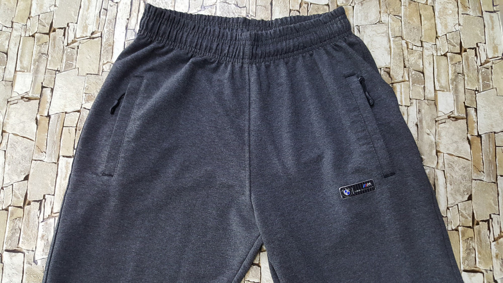 Мужские зауженные трикотажные штаны под манжет BMW Киев - изображение 3