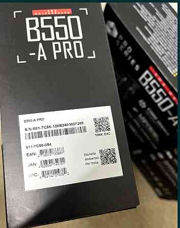 Материнская плата : MSI B550- A , PRO Киев