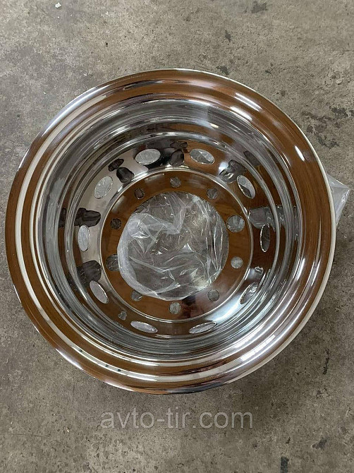 Ковпак колеса задній R22.5 (нержавійка) ведуча вісь Ковпак 22.5 Ковпак задній 22.5 Луцьк - фото 5